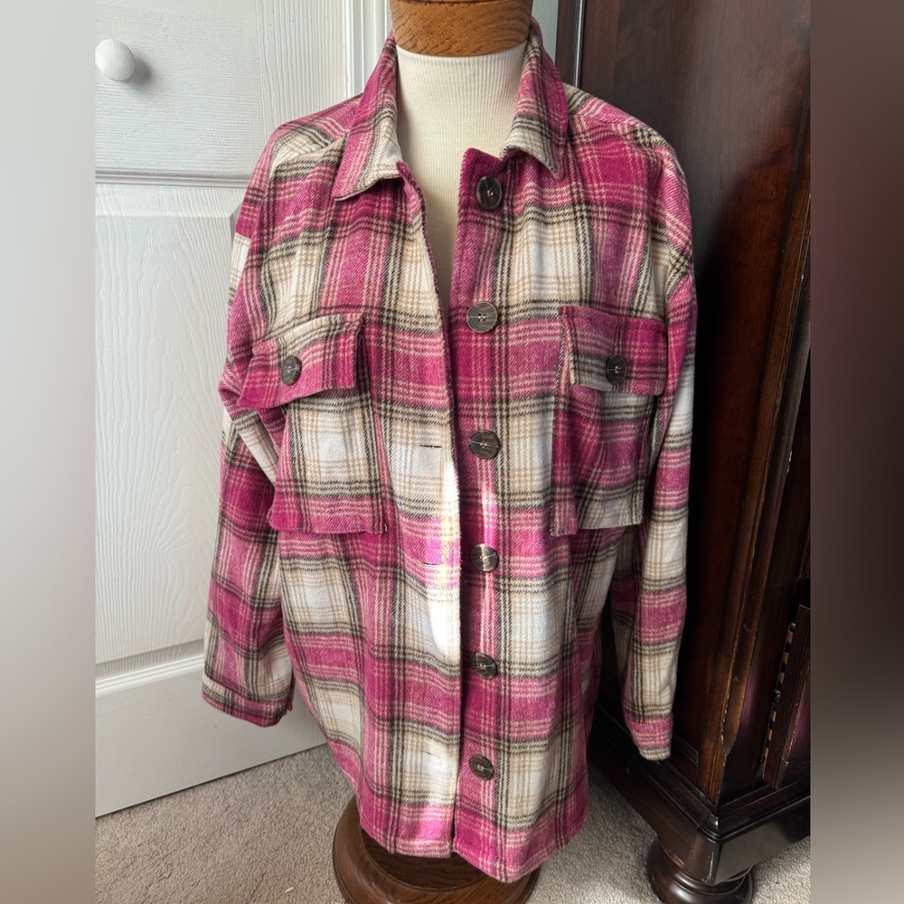Pink Women SHACKET